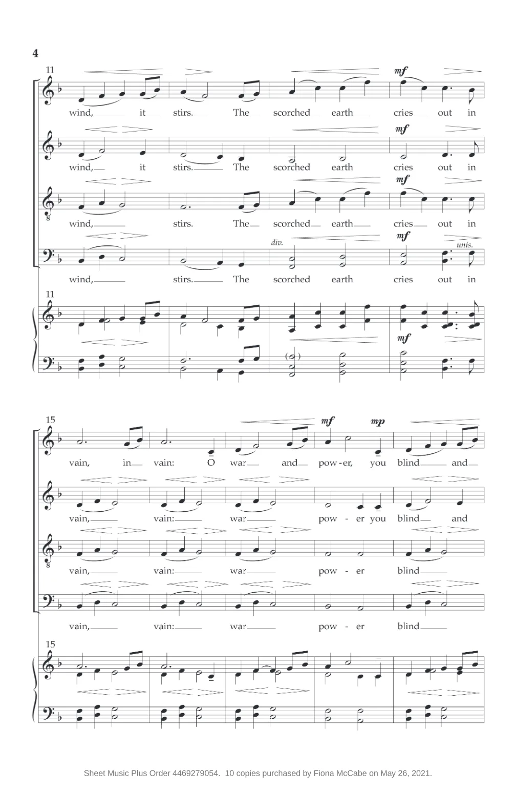 Spartito Earth Song — pagina 2