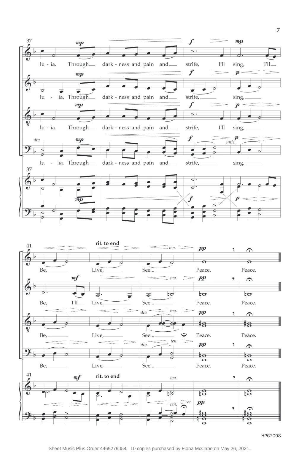 Spartito Earth Song — pagina 5