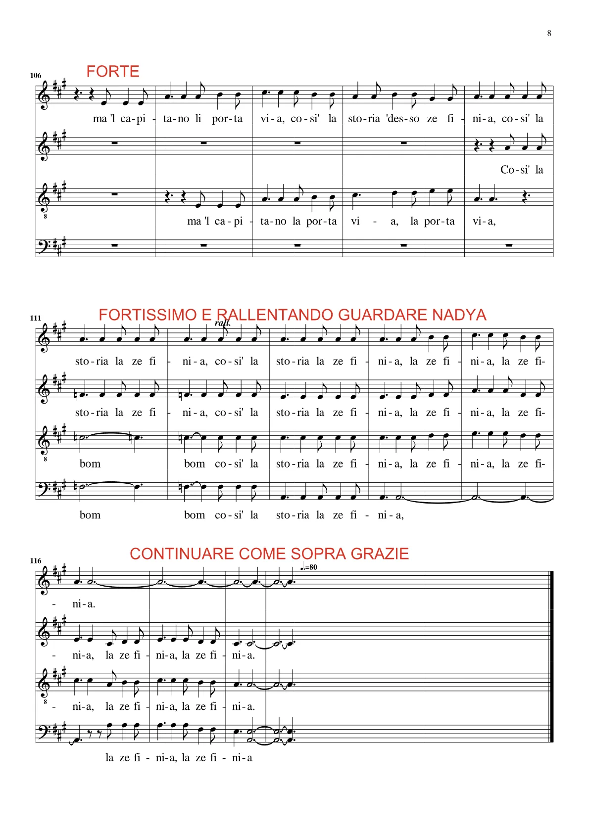 Spartito San Matio — pagina 8